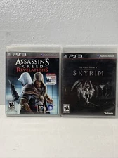 Assassin's Creed: Revelations + The Elder’s Scrolls SKYRIM PlayStation 3 PS3 CIB