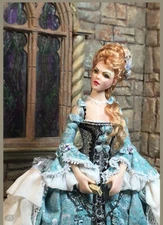 1:12 Miniature Doll Art Tutorial~ Pattern~ Clothes/Hair/& more MAREE Dana Burton