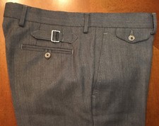 CAROLINA HERRERA MENS $315 GRAY WOOL  PANTS SZ.36 NWTAG PORTUGAL 🇵🇹