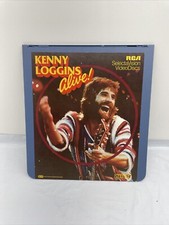 RCA SELECTAVISION VIDEO DISC KENNY LOGGINS ALIVE 12120 CED