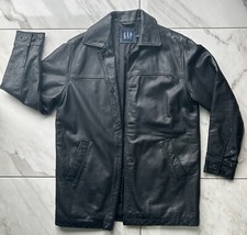 Gap Blazer Gen. Leather, Black, Fits Like A M/l(23" From Arm To Another*) Rrp200