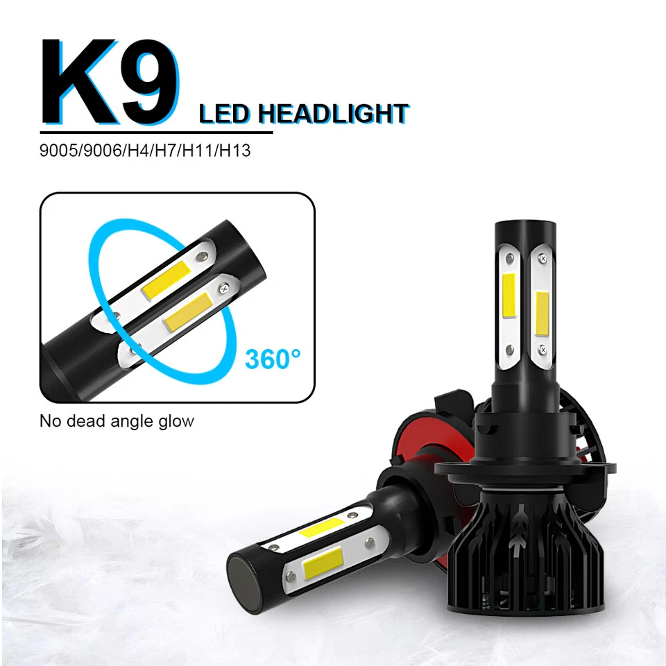 Kit combinado de 4 bombillas antiniebla faros LED para Mercury Mariner 2005-11 6000K Foto 3 de 4