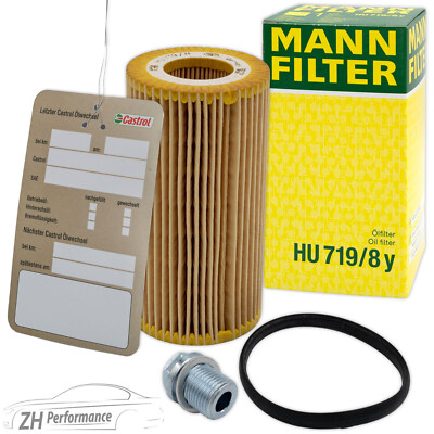 MANN-FILTER ÖLFILTER+ÖLABLASS-SCHRAUBE FÜR VOLVO XC-60 XC-70 2 2.4 D3 D4 D5