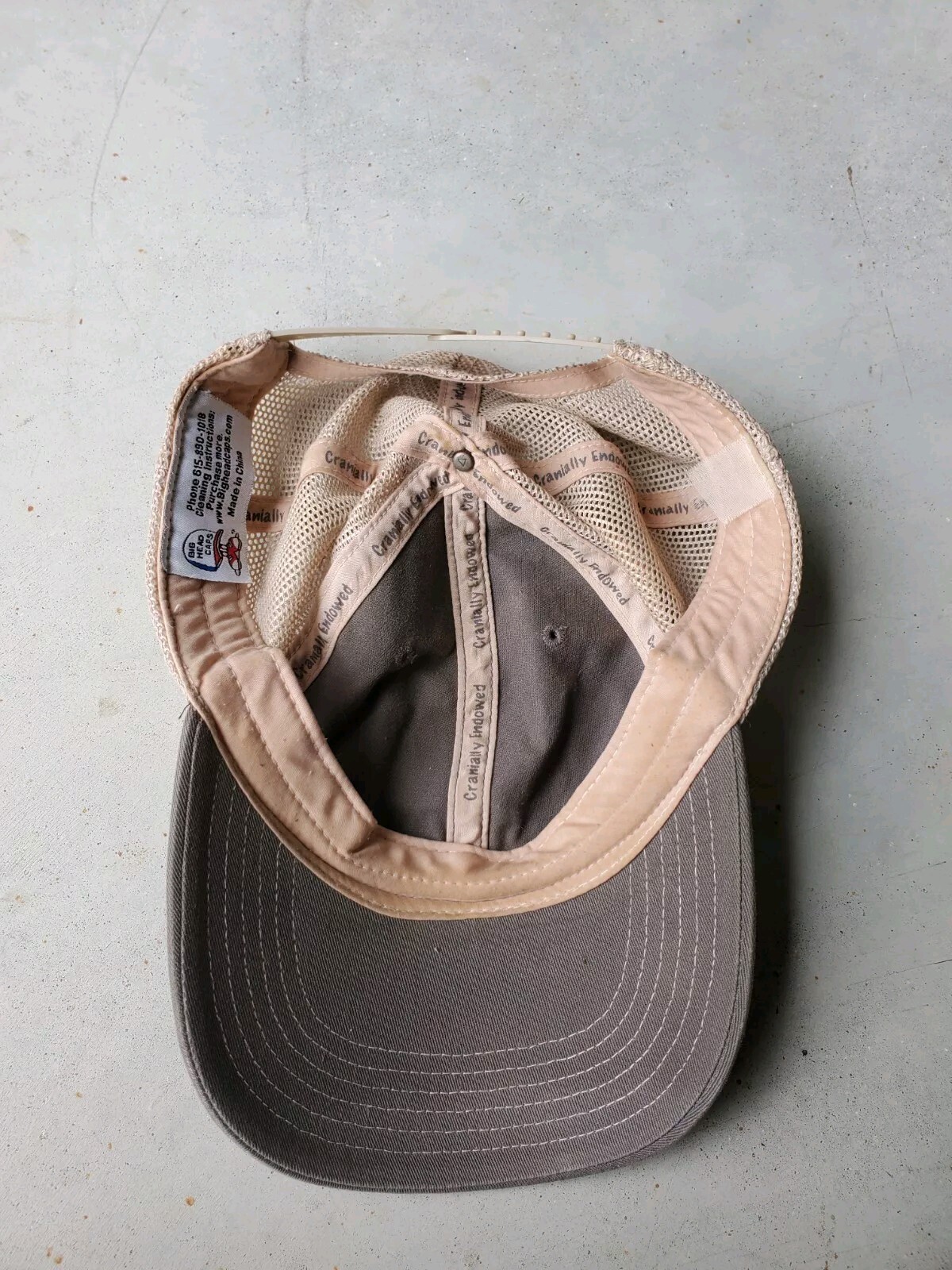 Solid Blank Gray Grey Mesh Adjustable  Cap Hat 717 - image 2