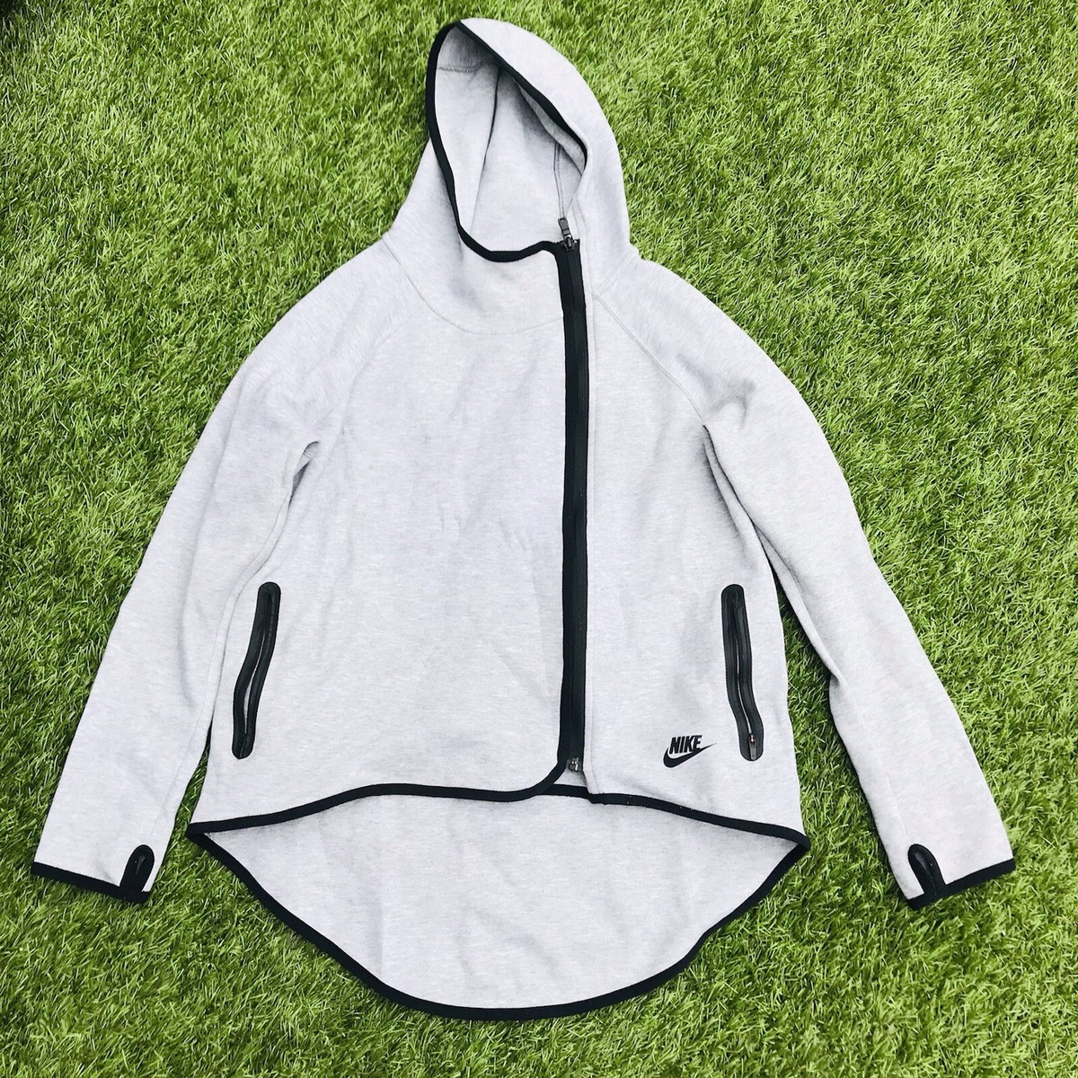 Nike Women's Grey Therma Fleece Training Full-Zip 545693