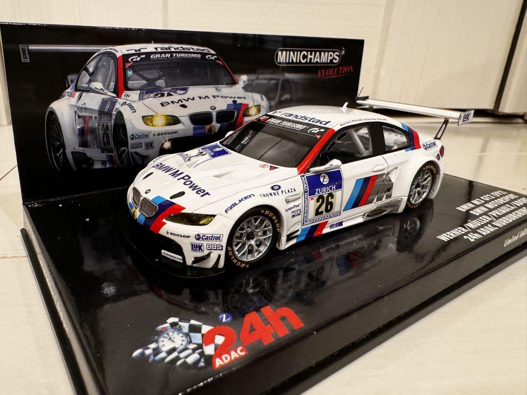 BMW M3 GT2 E92 24h ミニカー ミニチャンプス 1/43 Bmw M3 Gt2 E92 24H Minichamps 1/43 Minicar | eBay