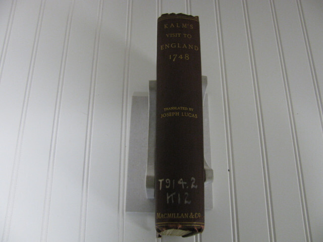 Kalm's Visit To England 1748