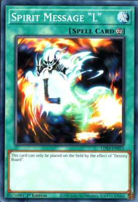 Yugioh! Spirit Message "N" - LDS3-EN013 - Common