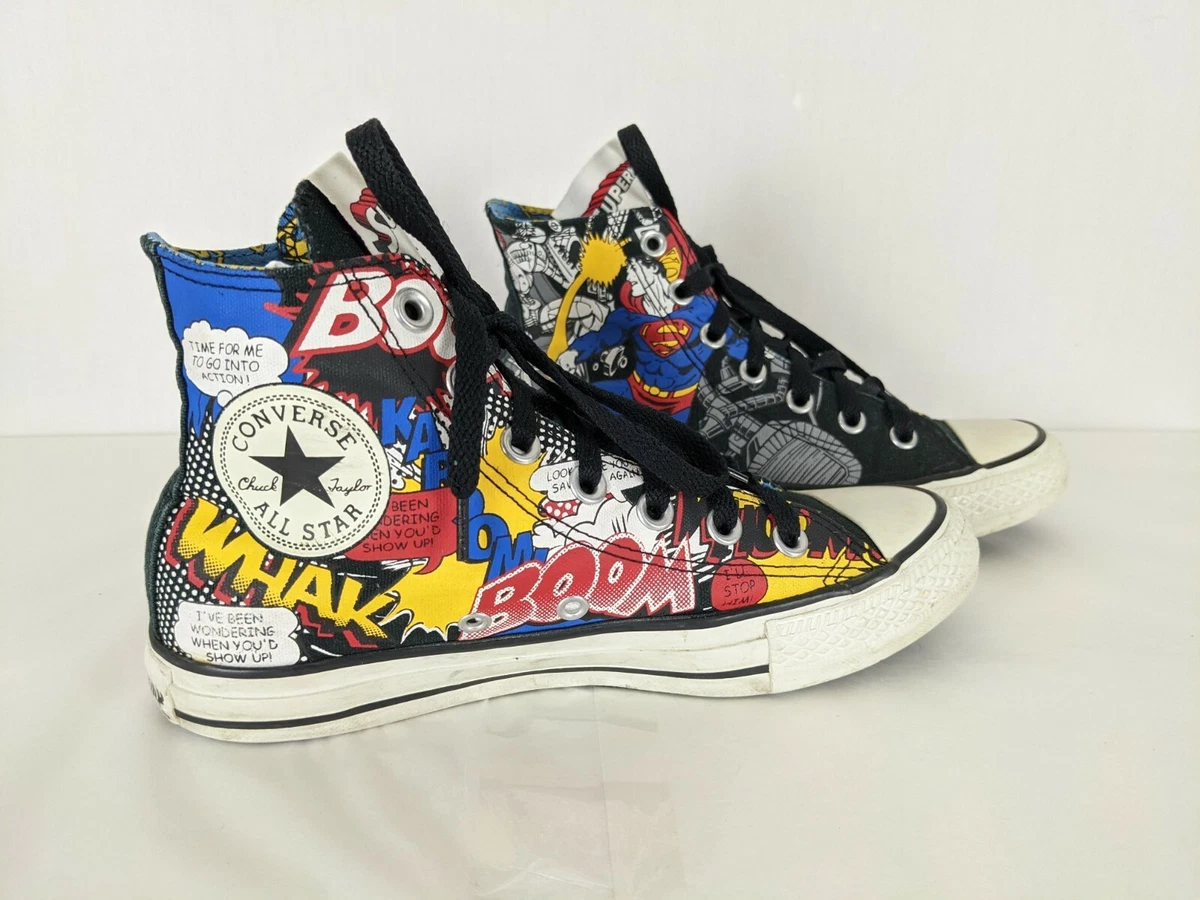 Chuck Taylor Star Superman DC Comics Hi Top Sneaker Men 5 | eBay