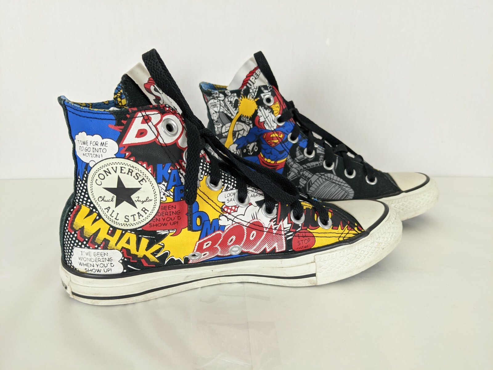 maskine Politistation kalorie Converse Chuck Taylor All Star Superman DC Comics Hi Top Sneaker Men 5 |  eBay