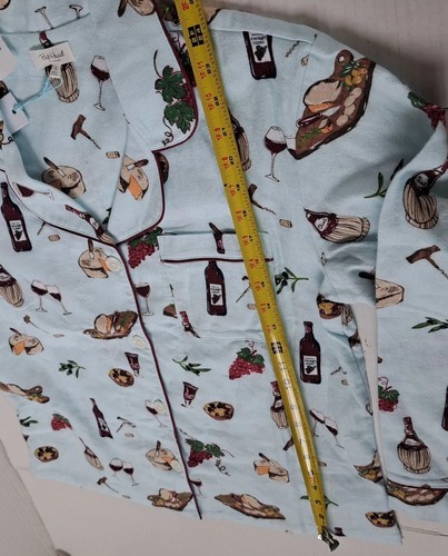 BED HEAD Wine and Cheese Chianti PAJAMA Top S NWT - Picture 17 of 19