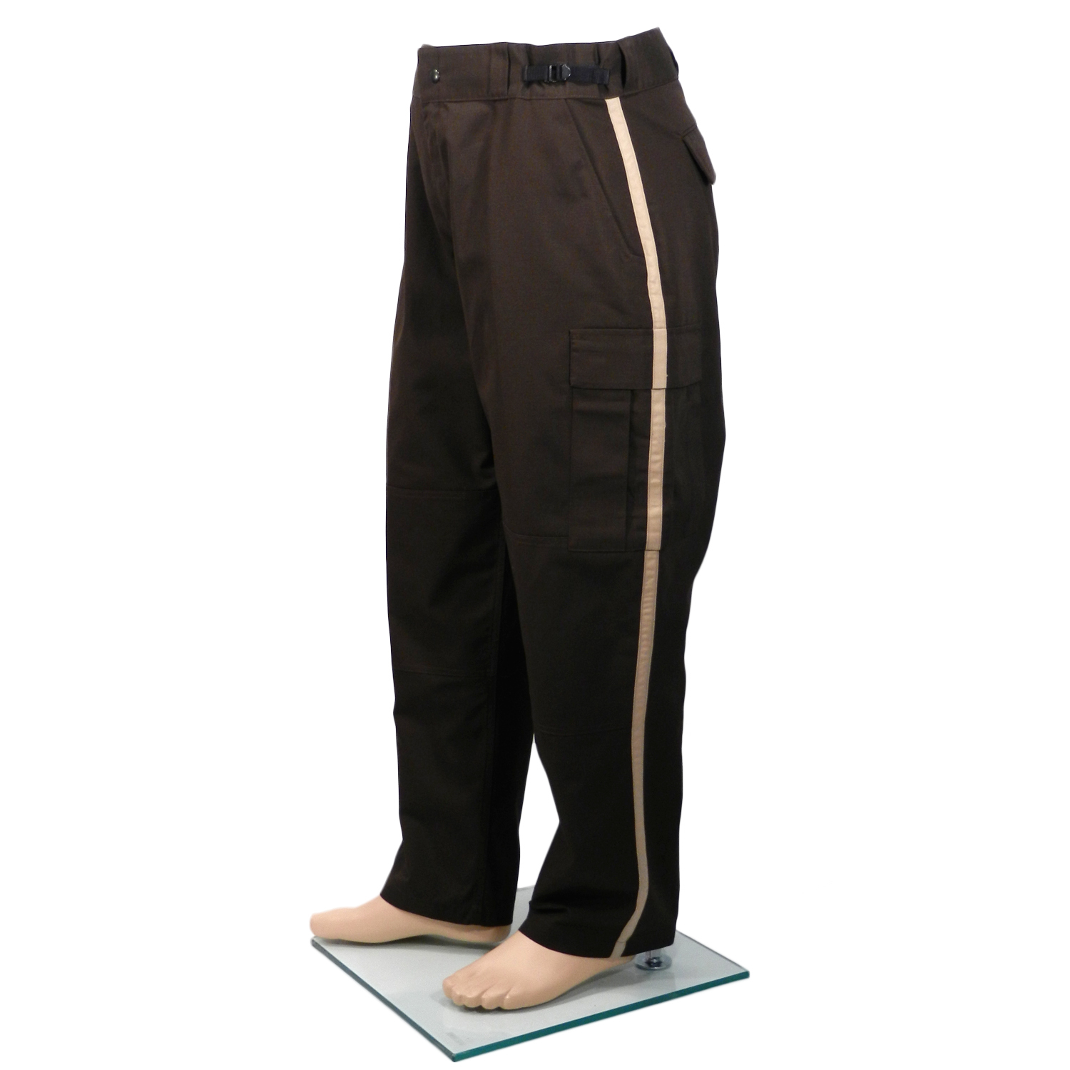 REAL SHERIFF/POLICE PANTS, BROWN W/TAN STRIPE, SIZE 48XL, NEW, $135  RETAIL!! | eBay