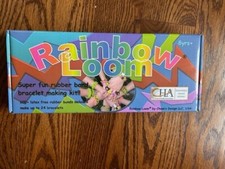 Rainbow Loom Bracelet Kit Bands W/clips. Ages 8 .