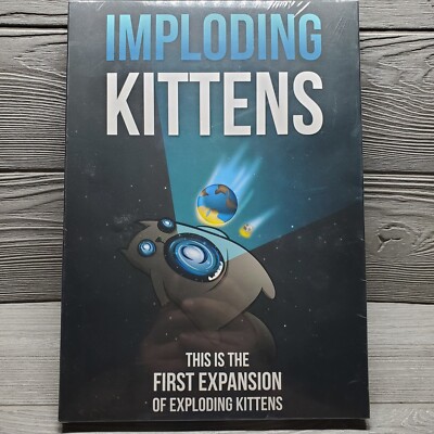 Imploding Kittens: The First Expansion Of Exploding Kittens Brand New Sealed 