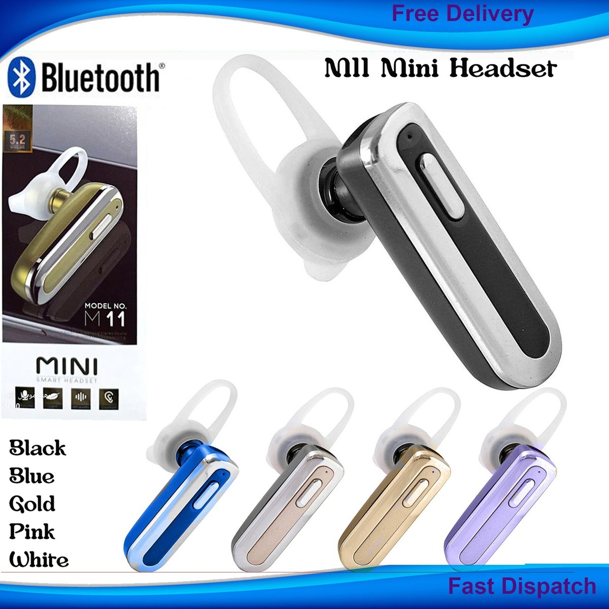 Wireless Bluetooth Earphones Samsung Galaxy M11 Headphones