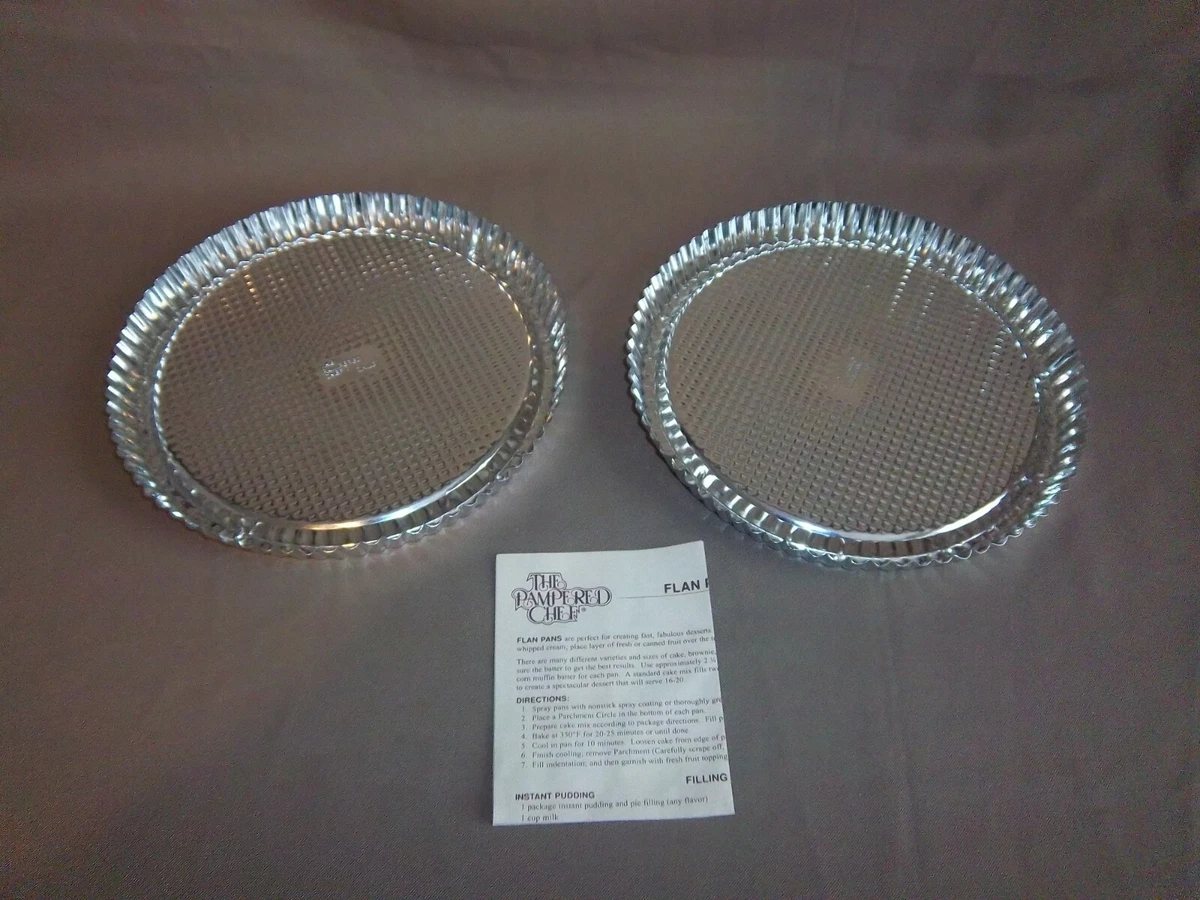 Pampered chef flan pan cheap