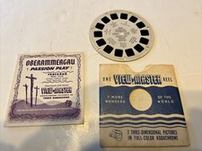 1550 View-Master 1 Reel Passion Play Oberammergau Germany 1950  Booklet
