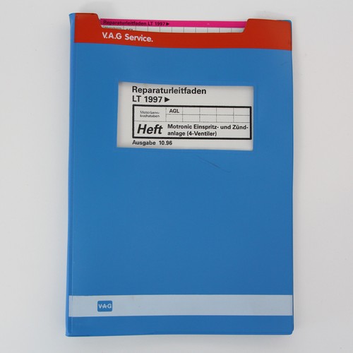 VW LT 2 Motor AGL 2,3L 105KW Motronic Einspritz + Zündanlage Reparaturleitfaden