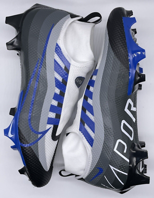 Nike Vapor Edge Pro 360 Black Game Royal Football Cleats  display picture 3