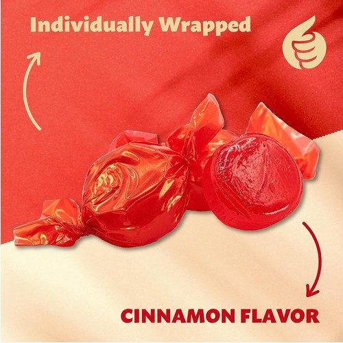 Cinnamon Discs Hard Candy, Individually Wrapped, 24-Ounce Pack - Picture 4 of 7