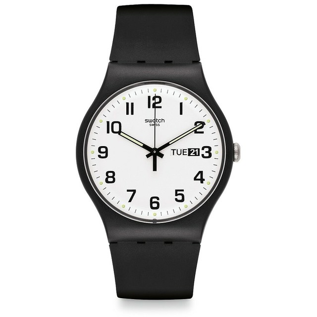 Swatch Suob705 Orologio Uomo Quarzo Cinturino Silicone | Acquisti Online su  eBay