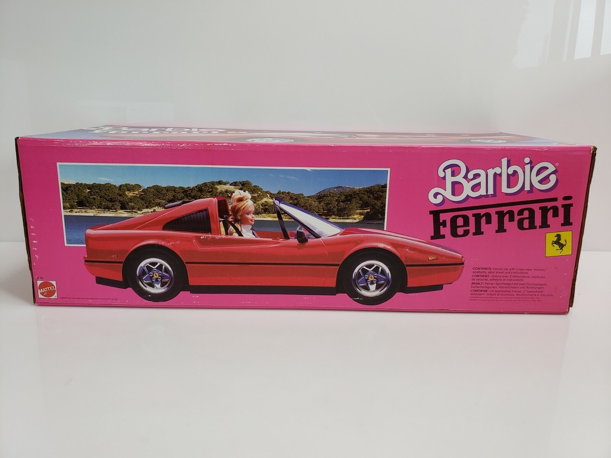 Vintage 1987 Mattel Barbie Ferrari Car 3136 Red NIB Sealed | eBay UK