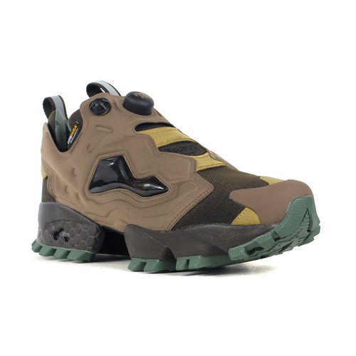 Reebok Men's Instapump Fury 94 Dark Matter/Brown/Khaki Winterized Sneakers 10... - 第 2/4 張圖片