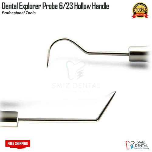 Diagnostic Dental Examination Explorer Probe Tooth Scraper Calculus Removal - Picture 5 of 6