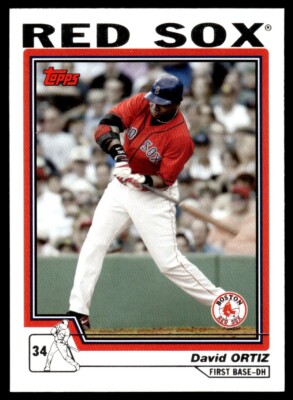 2004 Topps Baseball David Ortiz Boston Red Sox #623 NM | eBay