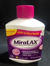 MiraLAX Powder Laxative 34 Doses 20.4 Ounce