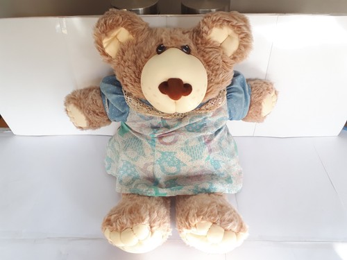 Vintage Furskins Hattie 20” Plush Cabbage Patch Bear - Xavier Roberts 1984 - G C