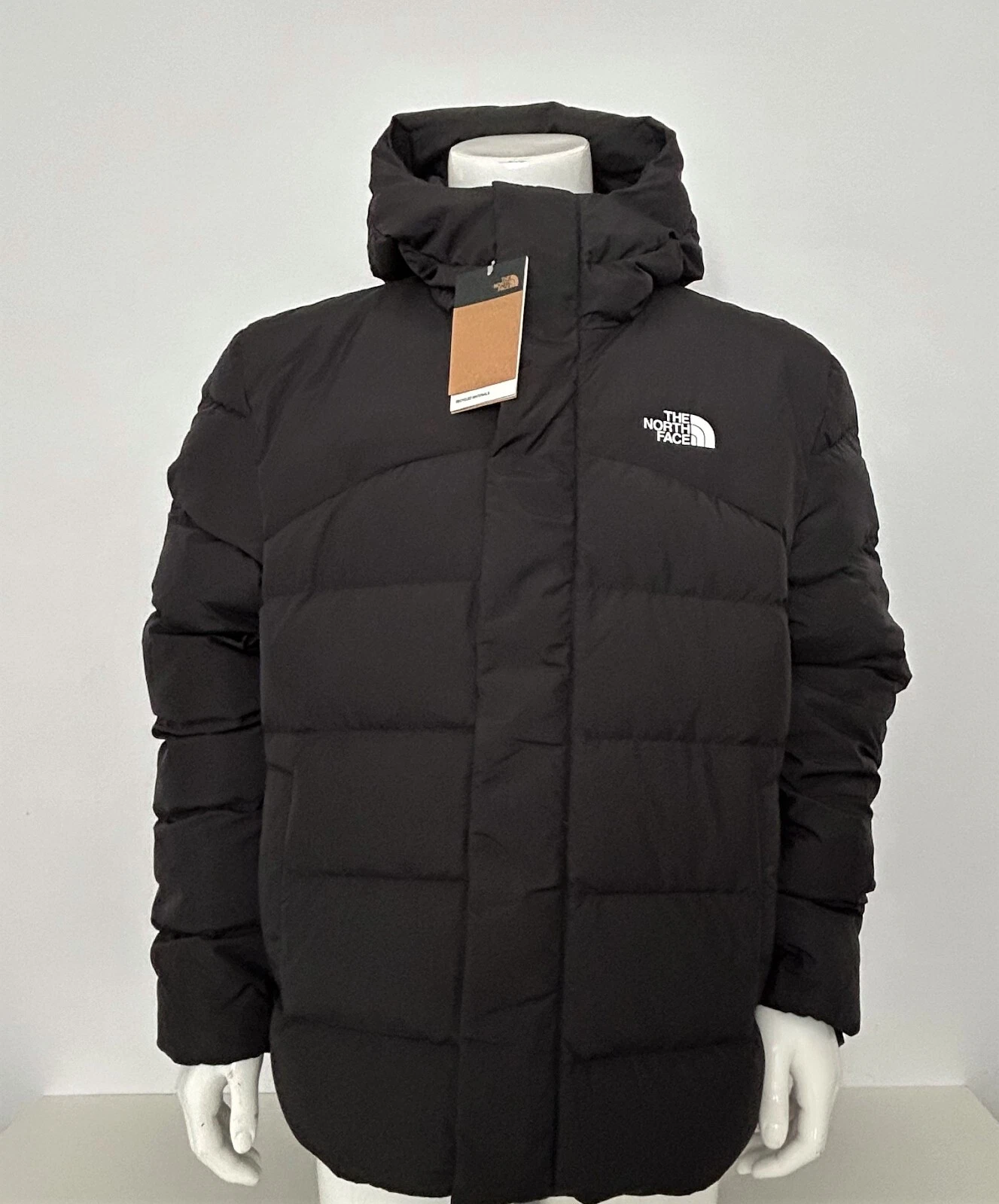 THE NORTH FACE MEN BALTIC 600 DOWN PUFFER HOODIE JACKET BLACK size S M L XL XXL image 2