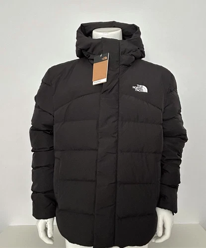 THE NORTH FACE MEN BALTIC 600 DOWN PUFFER HOODIE JACKET BLACK size S M L XL XXL image 2