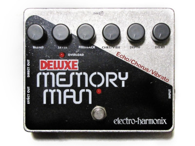 Used ElectroHarmonix EHX Deluxe Memory Man Delay Guitar Effects Pedal G2U