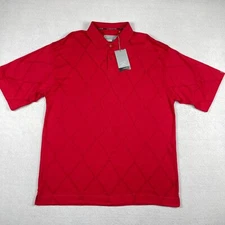 Cutter & Buck Polo Shirt Mens XL Red Sunoco Gas Station Workwear Employee Casual