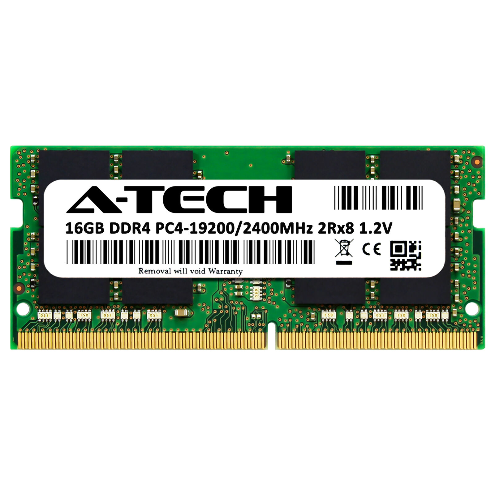 A-Tech 16GB DDR4 2400 MHz PC4-19200 Laptop SODIMM 260-Pin 2Rx8 Memory RAM  1x 16G