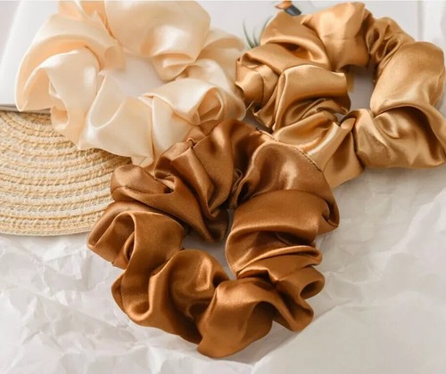 Paquete de 6 bandas bobble gruesas fuertes para cabello satinado mujeres niñas - Imagen 10 de 15