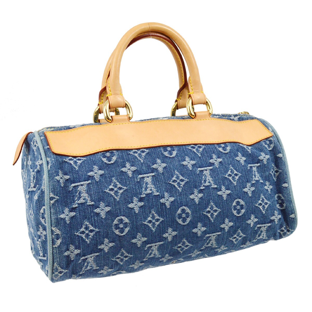 Louis Vuitton Blue Monogram Denim Neo Speedy Handbag M95019 SP1005