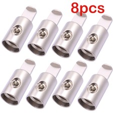 8PCS Car Audio Power and Ground 1/0 to 1/0 Gauge Amp Input Reducers Wire Reducer