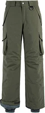 Wantdo Men's Waterproof Fleece Lined Insulated Regular Fit Pants Army Green (L)