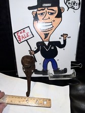 DOG HEAD Wall HOOK Cast IRON Key,Towel,COAT,Leash Hanger Antique Rustic Brown  