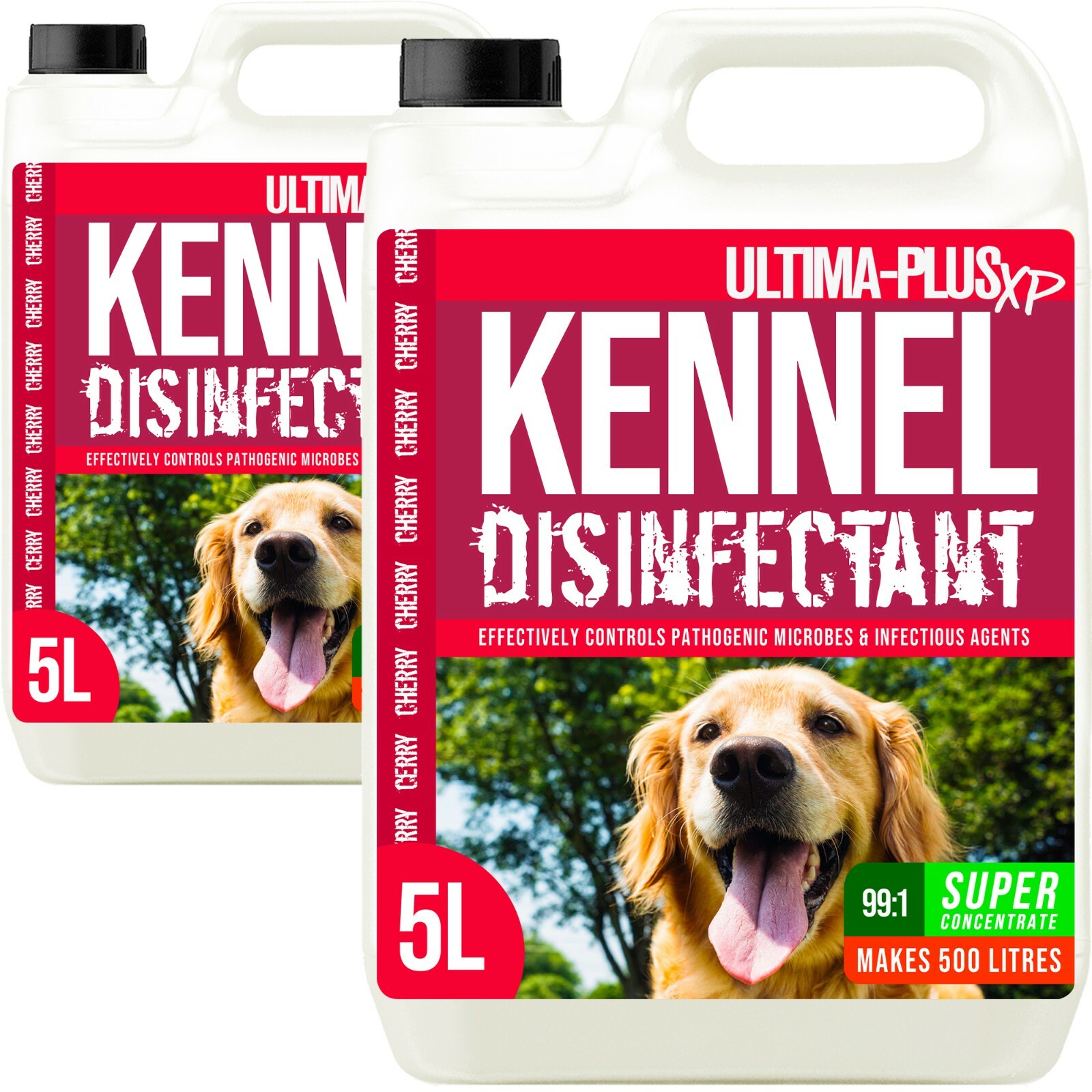 Ultima Kennel Disinfectant Cleaner Odour Deodoriser Sanitizer Dog Cattery 2 x 5L