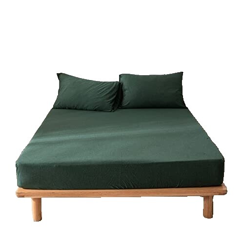 N&Y HOME Stretch King Size Fitted Sheet Only – 4-Way Jersey Knit, Dark Gray, Cozy T-Shirt Fabric