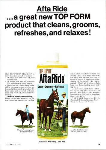 Top Form Afta Ride Vintage Print Ad Ephemera Wall Decor