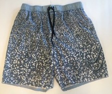 Nike Mens Swimming Trunks Size XL Multi Color Swoosh Polkadot