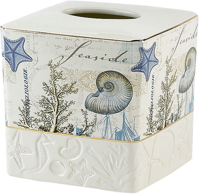 - Tissue Box Cover, Guest Bathroom Essentials, Nautical Bathroom Accessories (An