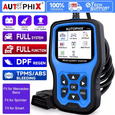 AUTOPHIX 7770 OBD2 Diagnosegerät für Benz Auto Scanner mit ABS Oil SRS SAS EPB