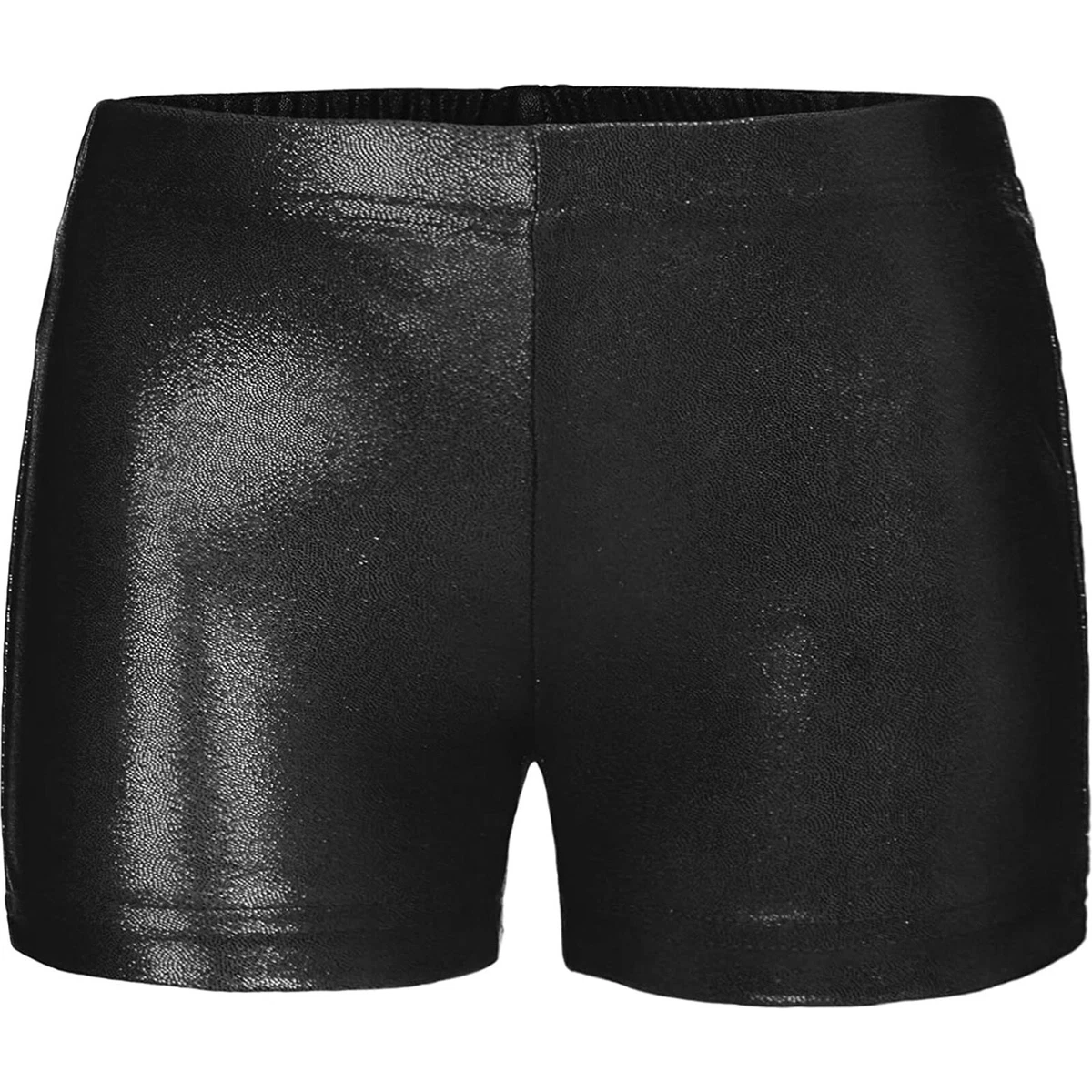 Black top metallic shorts