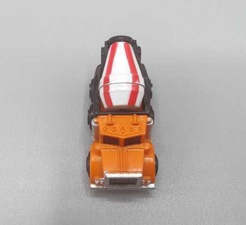 Vintage Micro Machines Construction Cement Truck 1987 Galoob Orange.. - Picture 7 of 7