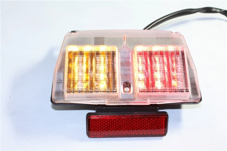 Luz trasera LED transparente señal de giro de freno para 94-03 Ducati 748 916 996/02-04 998 Foto 2 de 4